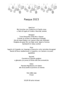 menu Pasqua 2023 Enosteria Lipen